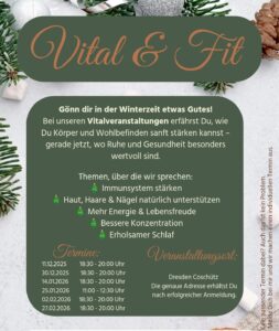 Mehr über den Artikel erfahren Vital & Fit